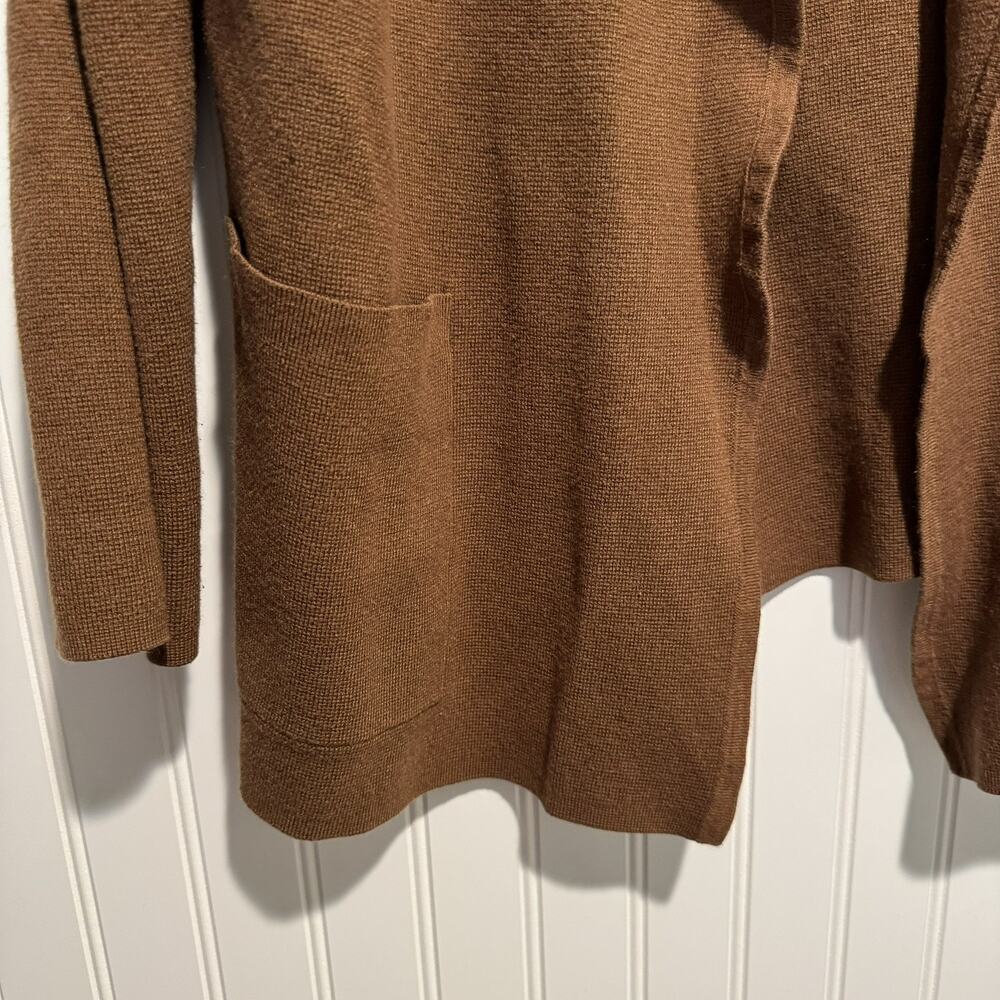 J Crew Eloise Sweater Blazer Brown Size Small - Picture 3 of 6